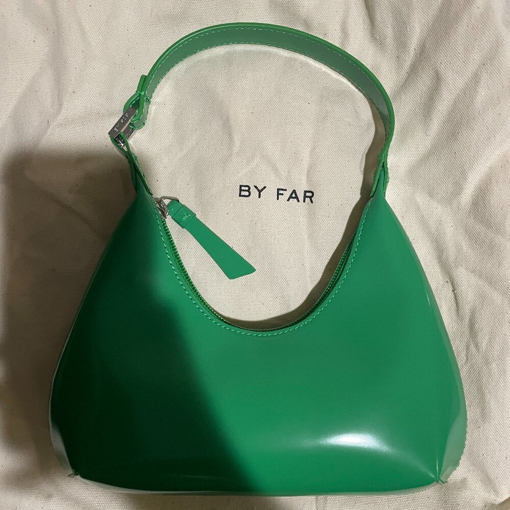 by far Amber mini leather shoulder bag